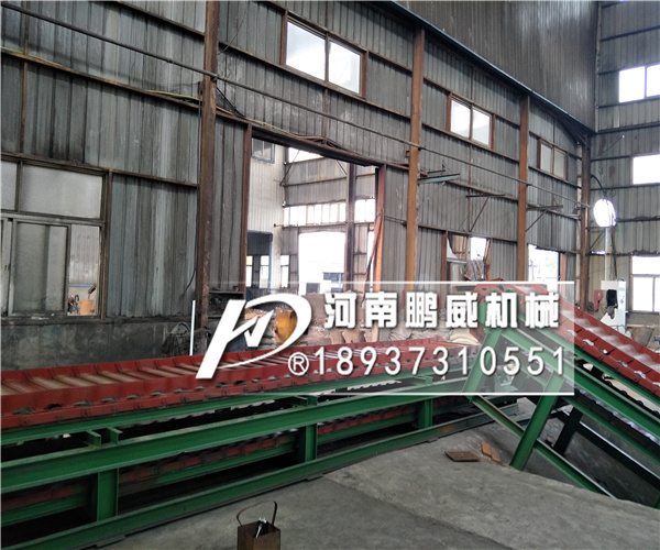 800寬板式輸送機河北鑄件廠現場安裝