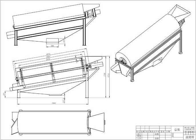 碎石滾筒篩篩分機(jī)的工作原理及結(jié)構(gòu)組成