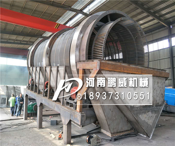 棒條滾筒篩分機(jī)使用棒條篩板有哪些優(yōu)點(diǎn)