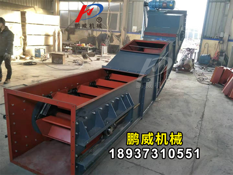 煤渣鏈斗輸送機堵了4到5米的渣咋處理