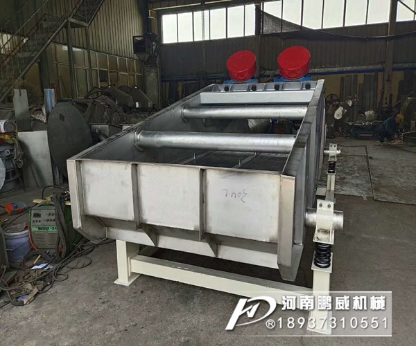洗沙振動篩處理不干凈水往外面跑水的原因